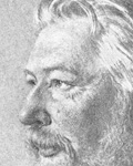 drawing of Wilhelm Ostwald, about 1905