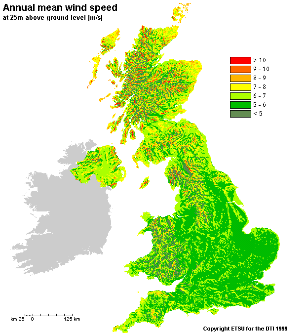 Wind Chart Uk