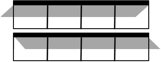 Image showing the window coverage by shading in the morning and in the afternoon