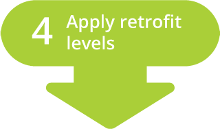 Apply retrofit levels