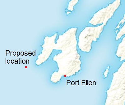 Map of Islay