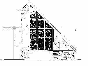 West view of the conservatory